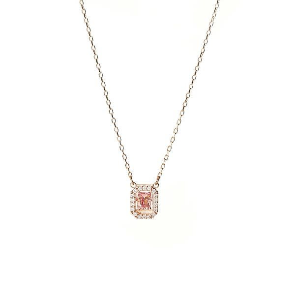 スワロフスキー ネックレスス Una クローバー ピンク/ローズゴールド スワロフスキー ネックレスス Una クローバー ピンク/ローズゴールド