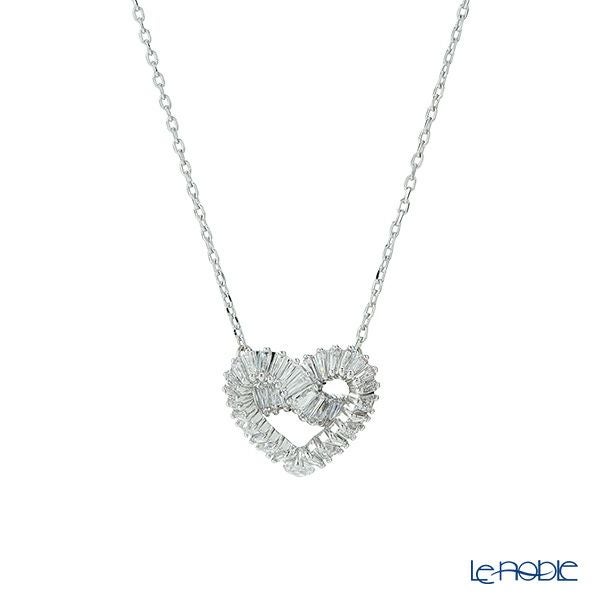 スワロフスキー ペンダント Matrix ハート ホワイト／ロジウム SW5647924 23SS