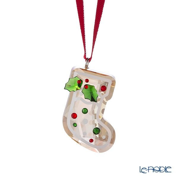 スワロフスキー Holiday Cheers ジンジャーブレッド 靴下オーナメント クリスマス SW5681581 24AW