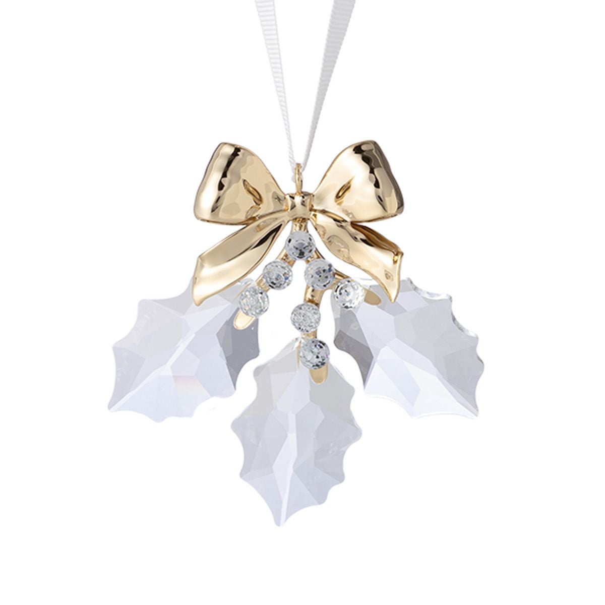 スワロフスキー Holiday Magic ヒイラギの葉オーナメント クリスマス SW5685701 24AW