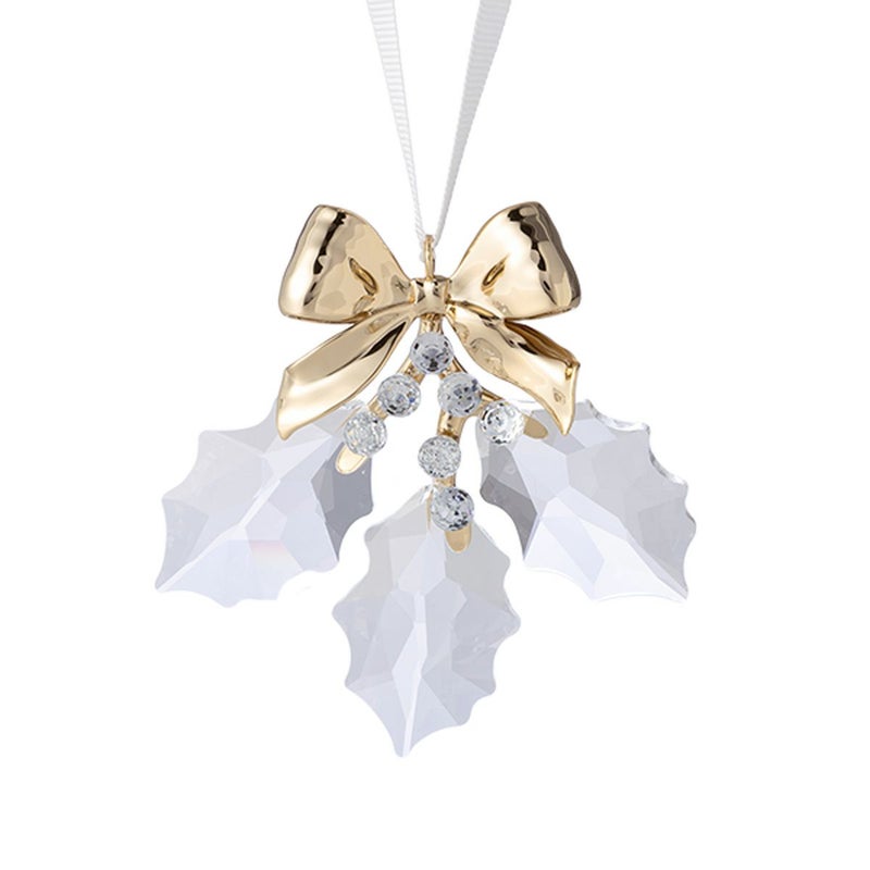 スワロフスキー Holiday Magic ヒイラギの葉オーナメント クリスマス SW5685701 24AW