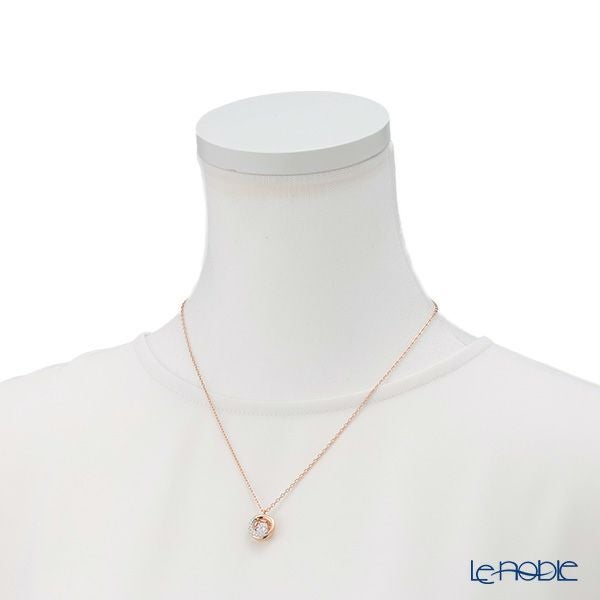 スワロフスキー ペンダント Dextera ラウンド （ホワイト／ローズゴールド） SW5692257 24AW