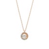 スワロフスキー ペンダント Dextera ラウンド （ホワイト／ローズゴールド） SW5692257 24AW