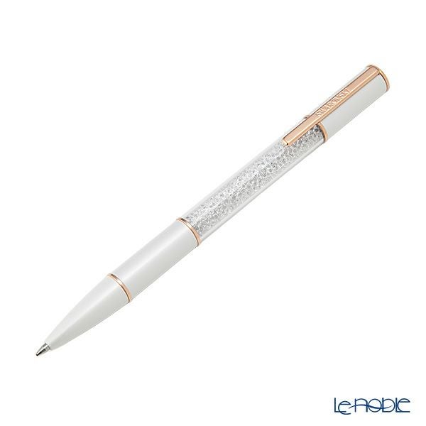 スワロフスキー Crystalline ボールペン （ホワイト／ローズゴールド） SW5694174 24AW