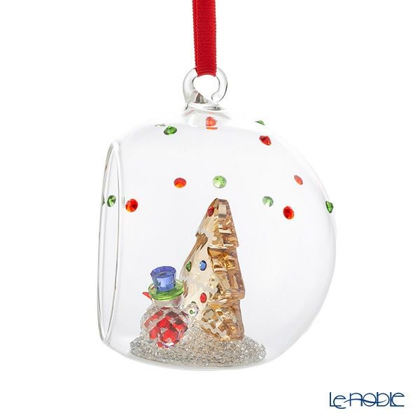 スワロフスキー Holiday Cheers ツリーとスノーマン ボールオーナメント クリスマス SW5701509 25AW