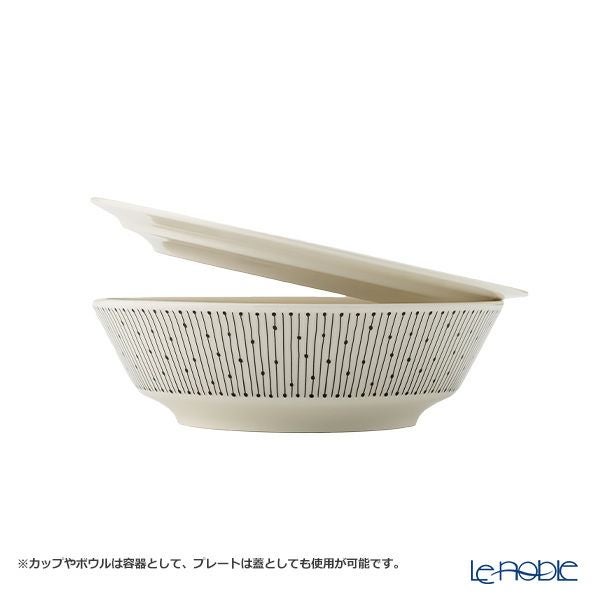 アラビア（ARABIA） マイニオ サラストゥス Mainio Sarastus ボウル17cm ＆ プレート（蓋）19cm セット