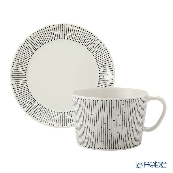 アラビア（ARABIA） マイニオ サラストゥス Mainio Sarastus カップ400ml ＆ プレート（蓋）15cm セット