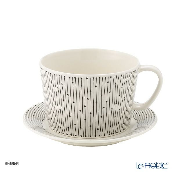 アラビア（ARABIA） マイニオ サラストゥス Mainio Sarastus カップ400ml ＆ プレート（蓋）15cm セット