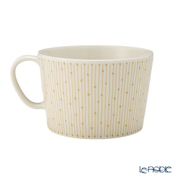 アラビア（ARABIA） マイニオ サラストゥス Mainio Sarastus ベージュ カップ400ml ＆ プレート（蓋）15cm セット