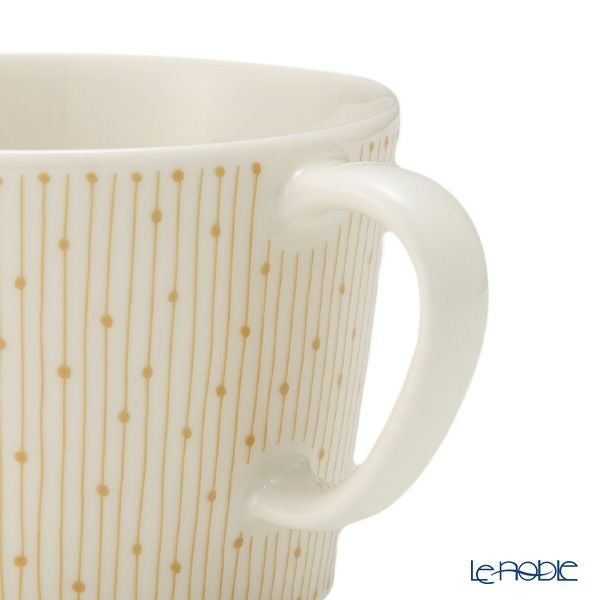 アラビア（ARABIA） マイニオ サラストゥス Mainio Sarastus ベージュ カップ400ml ＆ プレート（蓋）15cm セット