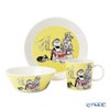 アラビア（ARABIA） ムーミン クラシック ミーサ プレート ＆ ボウル ＆ マグ 3点セット イエロー