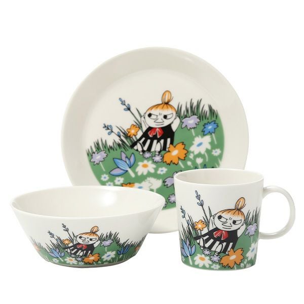 アラビア（ARABIA） ムーミン ちびのミイ 3ピースセット プレート＆ボウル＆マグカップ