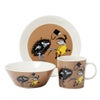 アラビア（ARABIA） ムーミン スティンキー 3ピースセット プレート＆ボウル＆マグカップ