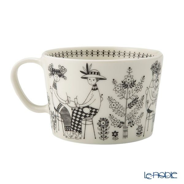 アラビア（ARABIA） エミリア カップ400ml＆プレート24cm 2点セット