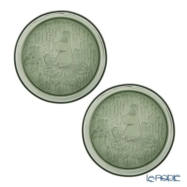 アラビア（ARABIA）ムーミン プレート 15.5cm パイングリーン ペア