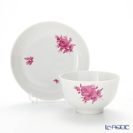 アウガルテン（AUGARTEN） マリアテレジア シンプル（SA5983） ピンク ラウンドディッシュ＆ティーボウル 150ml