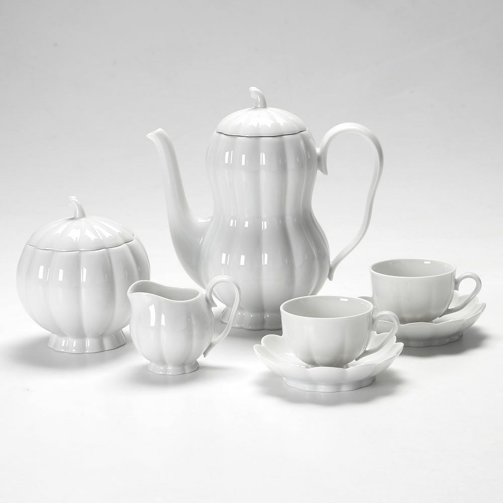 アウガルテン（AUGARTEN） メロン ホワイト 2人用 モカ5点セット