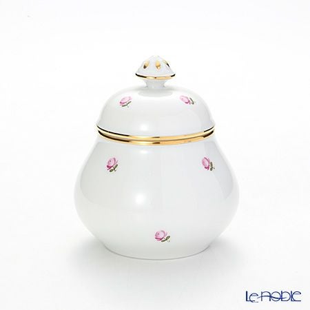 アウガルテン（AUGARTEN） スキャタードローズ（5009） ティーポット・シュガー・クリーマー 3点セット（001シューベルトシェイプ）