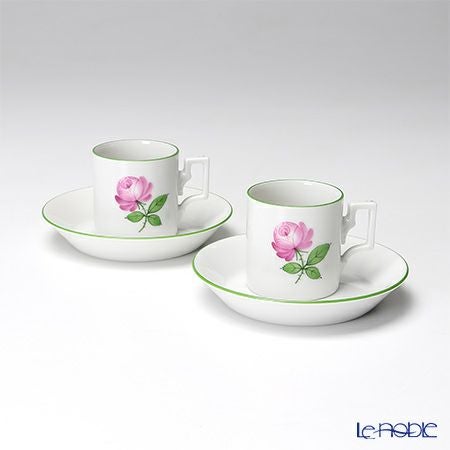 アウガルテン（AUGARTEN） ウィンナーローズ（5089） モカカップ＆ソーサー ハプスブルク ペア（059）