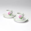 アウガルテン（AUGARTEN） ウィンナーローズ（5089） モカカップ＆ソーサー ハプスブルク ペア（059）