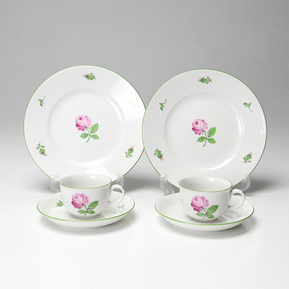 アウガルテン（AUGARTEN） ウィンナーローズ（5089） トリオセット（モカ） ペア