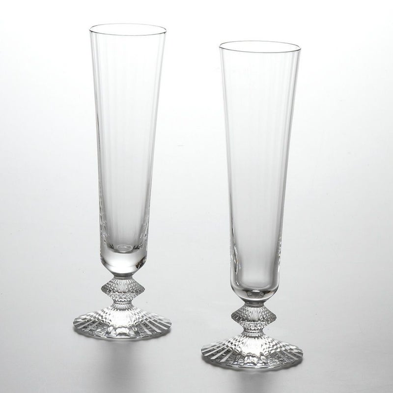 バカラ（Baccarat） ミルニュイ 2-104-722（2-811-795） シャンパンフルート 22cm ペア