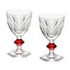 バカラ（Baccarat） アルクール 2-802-271（2-810-590） グラス 15.5cm レッドボタン ペア