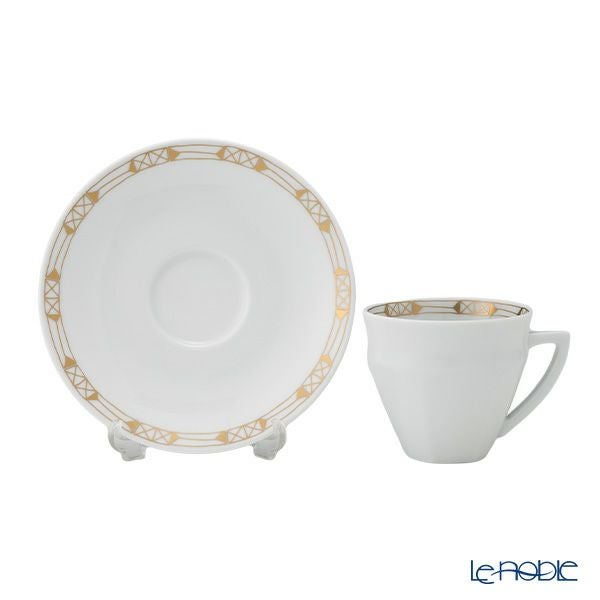バカラ（Baccarat）ポーセリンコレクション タリランド 2-817-030 コーヒーカップ＆ソーサー ゴールド ペア ※磁器製※