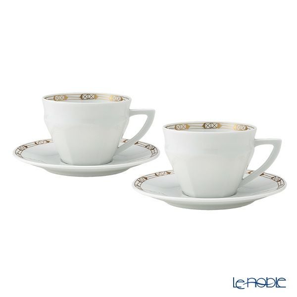 バカラ（Baccarat）ポーセリンコレクション タリランド 2-817-031 ティーカップ＆ソーサー ゴールド ペア※磁器製※