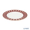 バカラ（Baccarat）ポーセリンコレクション アルカディア 2-817-036 プレート 21cm レッド ペア※磁器製※