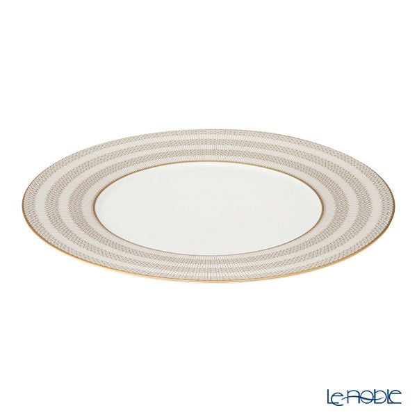 バカラ（Baccarat）ポーセリンコレクション アルカディア 2-817-042 プレート 27cm ゴールド ペア※磁器製※