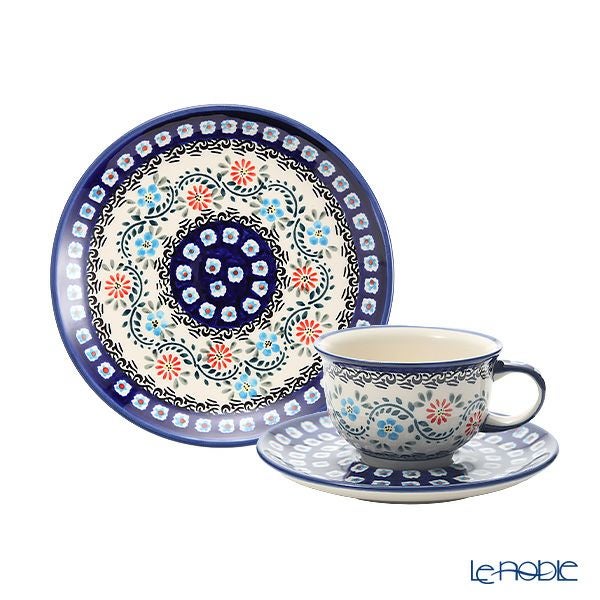 ポーリッシュポタリー（ポーランド陶器） ボレスワヴィエツ トリオセット ティー A-1145A