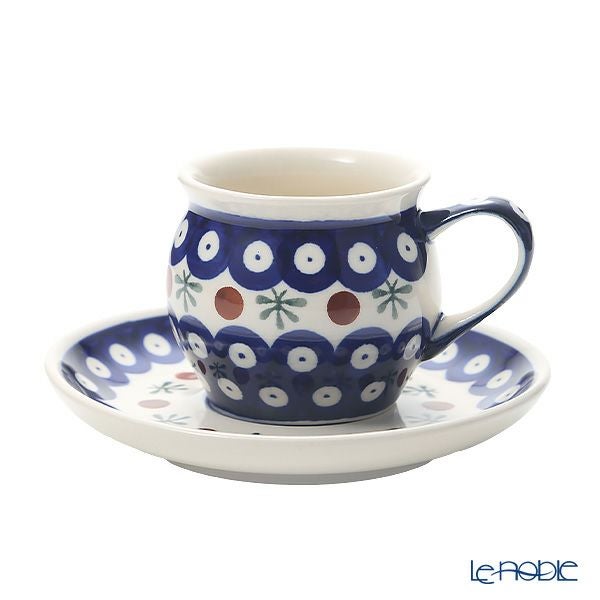 ポーリッシュポタリー（ポーランド陶器） ボレスワヴィエツ トリオセット コーヒー D-41