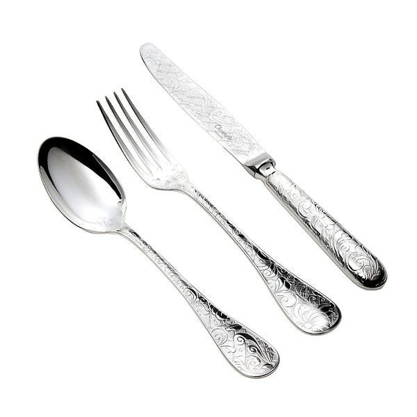 クリストフル ジャルダンエデン 0054 テーブル 3点セット スプーン＆フォーク＆ナイフ