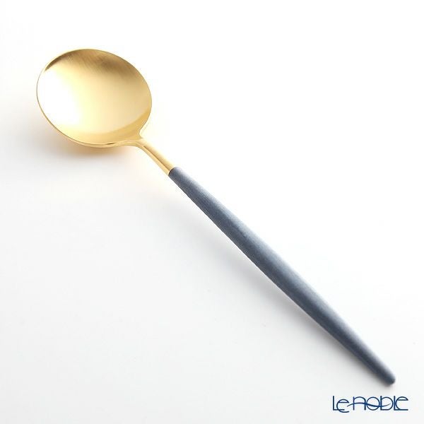 クチポール ゴア GOA ブルー／ゴールド テーブル6点セット マット仕上げ 【ブランドボックス付】