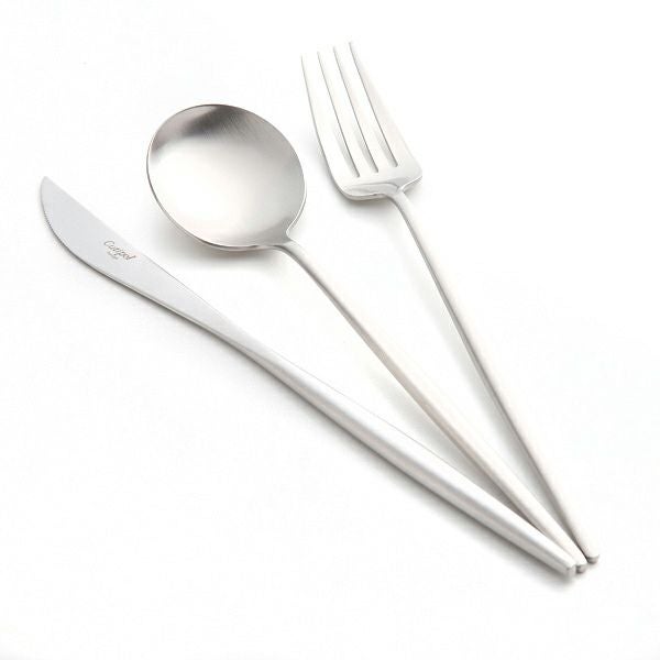 クチポール ムーン MOON MATT シルバー テーブル3点セット マット仕上げ 【ブランドボックス付】