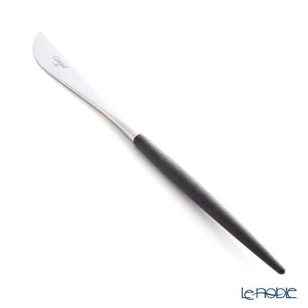 クチポール ゴア GOA ブラック／シルバー マット仕上げ デザートスプーン＆デザートフォーク＆デザートナイフ 6点セット【ブランドボックス付】