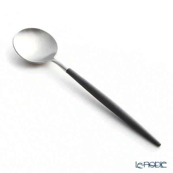 クチポール ゴア GOA ブラック／シルバー マット仕上げ デザートスプーン＆デザートフォーク＆デザートナイフ 3点セット【ブランドボックス付】