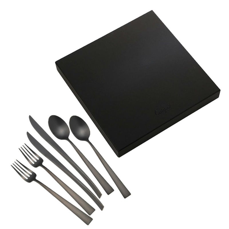 クチポール デュナ DUNA マットブラック デザート6点セット マット仕上げ 【ブランドボックス付】