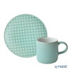Denby デンビー インプレッション 2点セット スモールマグ 300ml ＆ プレート 17cm ミントアクセント