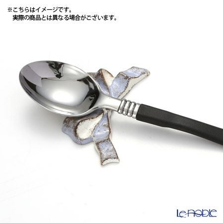 ソルディ フィレンツェリボン ナイフレスト（箸置き） F8 ホワイト地 リボン7色セット