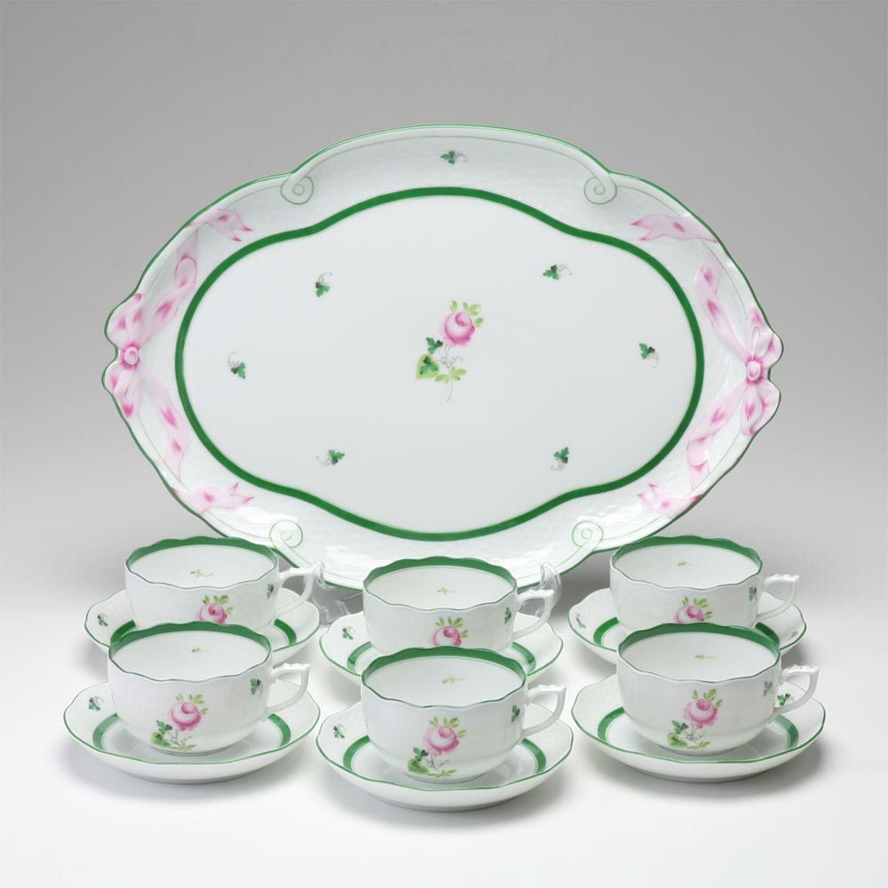 ヘレンド (HEREND) ウィーンのバラ ティーセット