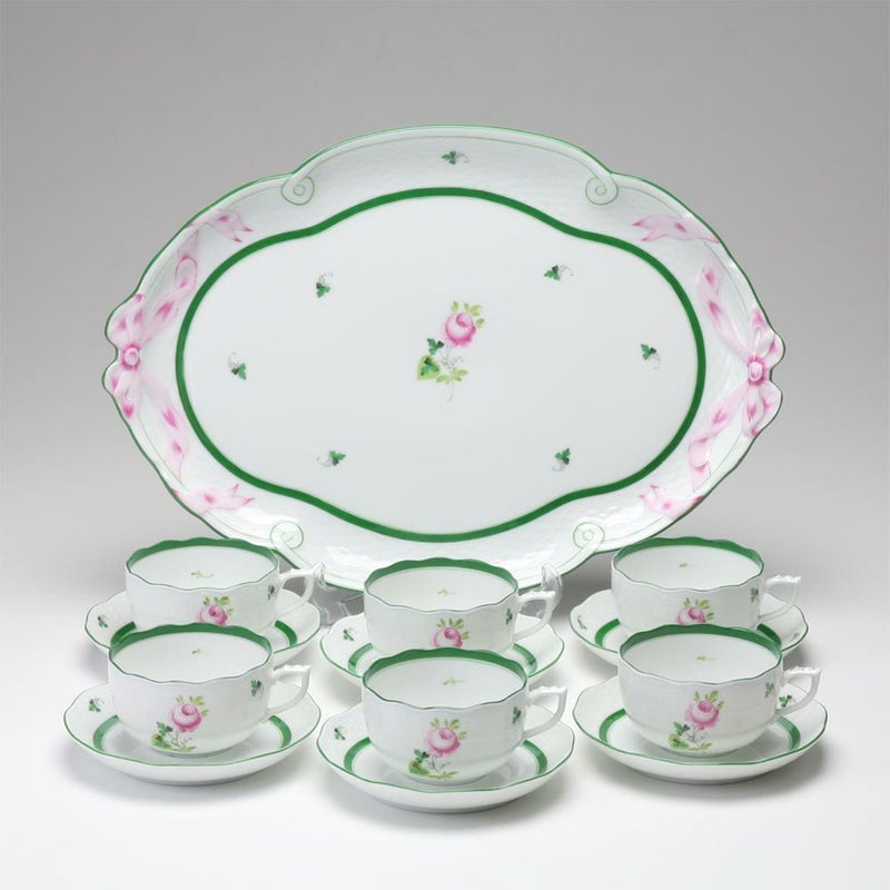 ヘレンド (HEREND) ウィーンのバラ ティーセット