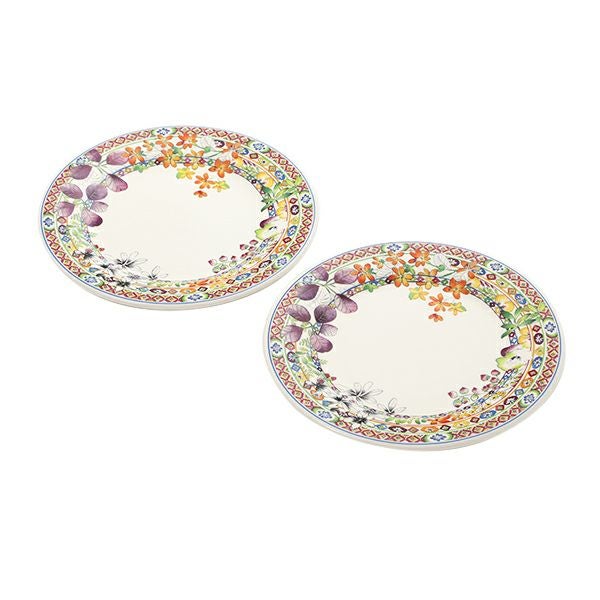 ジアン（Gien）バガテル デザートプレート22cm ペア 1781B4AB50