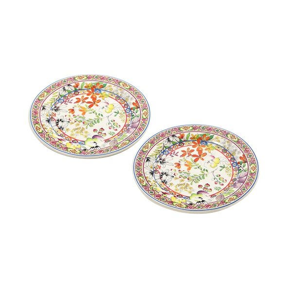 ジアン（Gien）ミルフルール カナッペプレート 16.5cm ペア 1643B4AX50