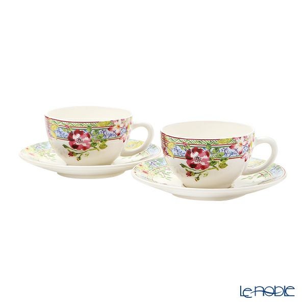 ジアン（Gien）ミルフルール ティーカップ＆ソーサー ペア 16432PTH01