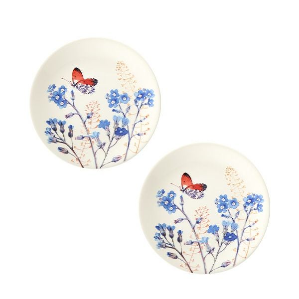 ジアン（Gien）アズール カナッペプレート／パンプレート 16.5cm 1810B4AX ペア