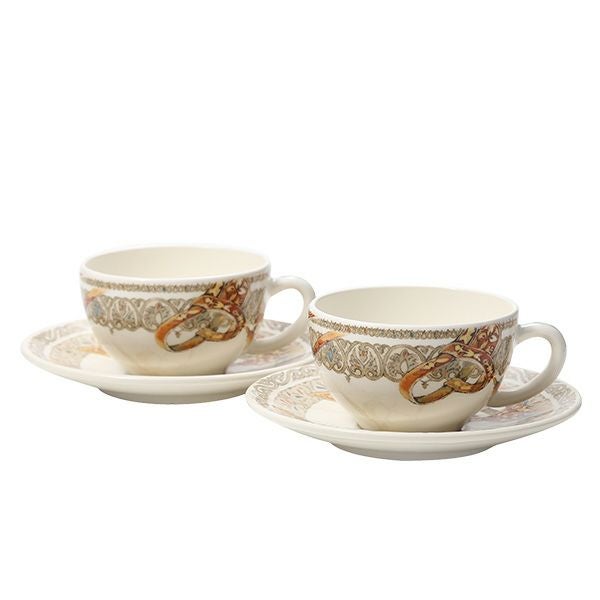 ジアン（Gien）シュヴォー・デュ・ヴァン ティーカップ＆ソーサー 17512PTH01 ペア