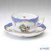 ヘレンド ロスチャイルドバード（ピンク・ブルー） 00724-0-00 ティーカップ＆ソーサー 200ml ペア