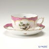 ヘレンド ロスチャイルドバード（ピンク・ブルー） 00724-0-00 ティーカップ＆ソーサー 200ml ペア